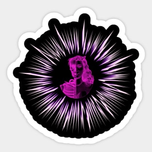 Barbenheimer. Memento Mori. Amor Fati. Hot Pink Atomic Summer 7-21-2023 Sticker